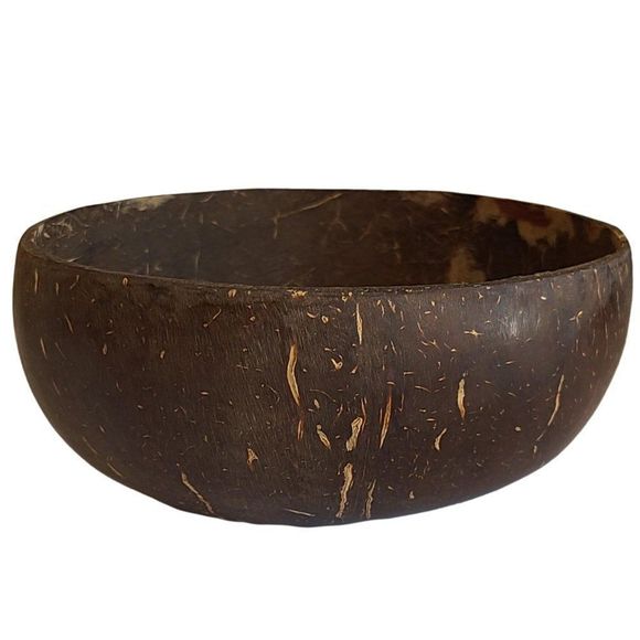 4 Coconut bowls, natural handmade, eco friendly, vegan bowl, salad bowl - Picture 5 of 8